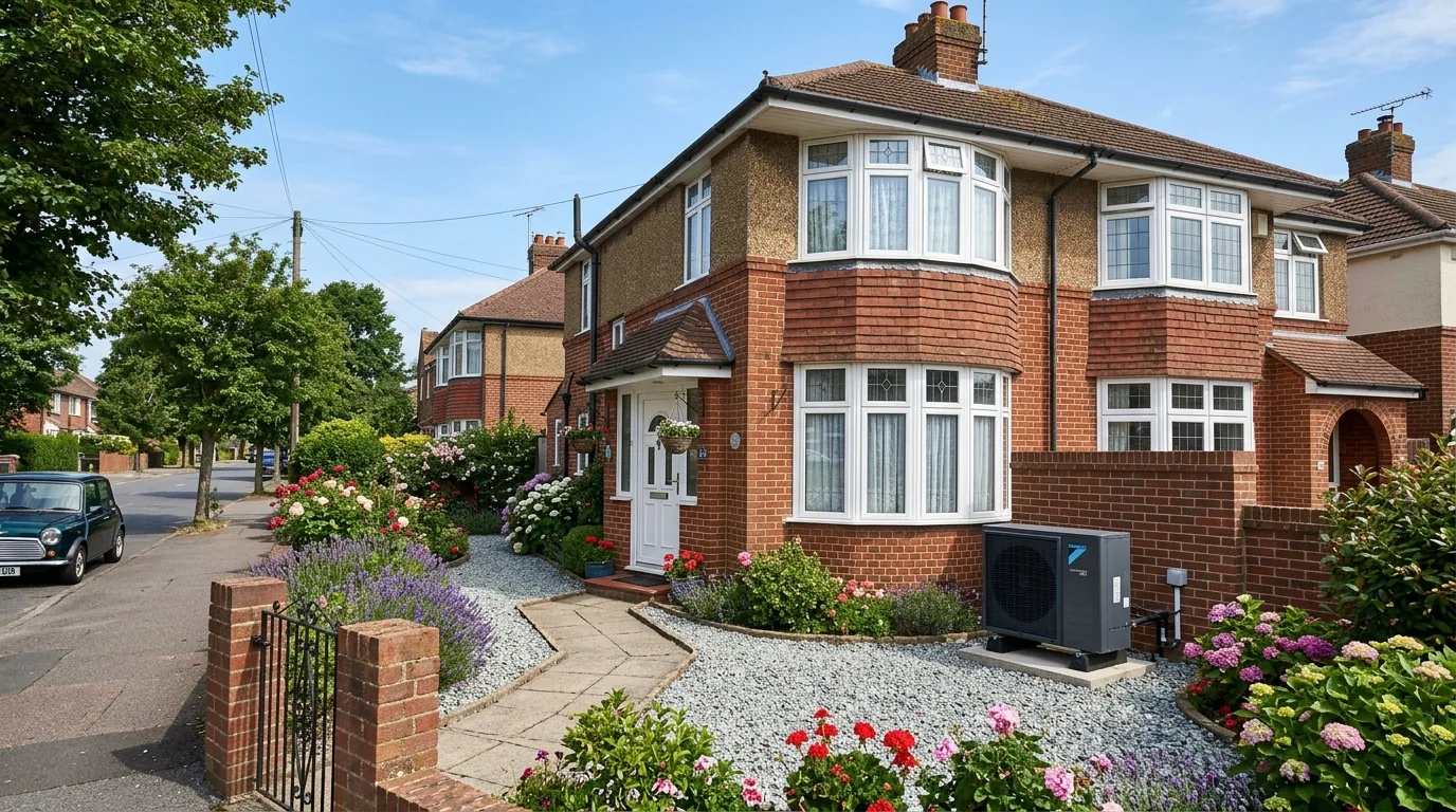 Maidstone Bearsted 1930s semi heat pump upgrade
