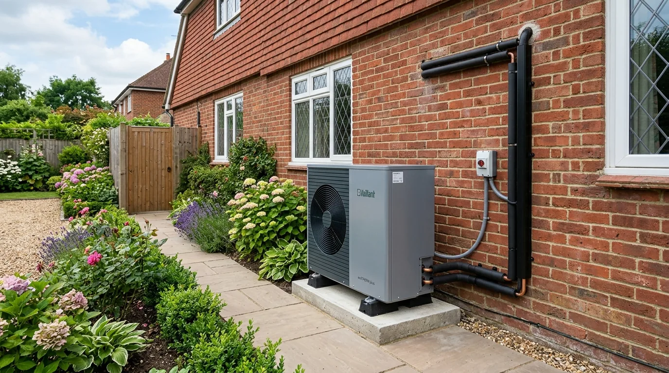 Tunbridge Wells detached house heat pump installation